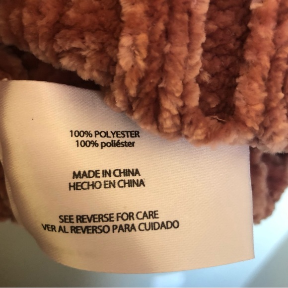 Women’s Orvis Chenille Sweater XXL – Soft Dark Blush Pink Cozy Knit - Picture 6 of 8